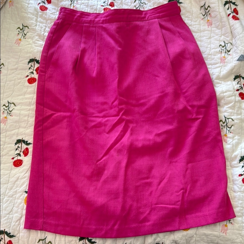 Sag Harbor Pink Knee-Length Pencil Skirt